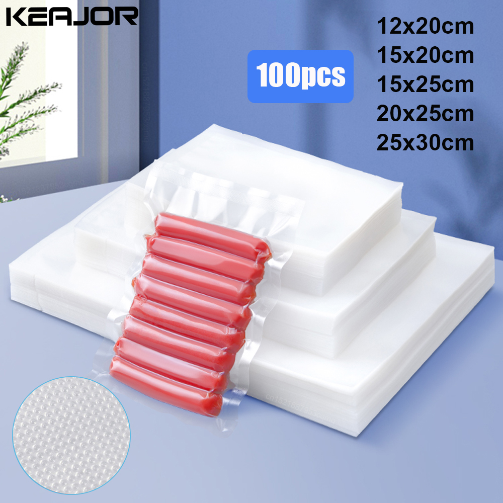 Meal Prep Vacuum Seal Containers - Gıda için vakum paketleme torbaları 100