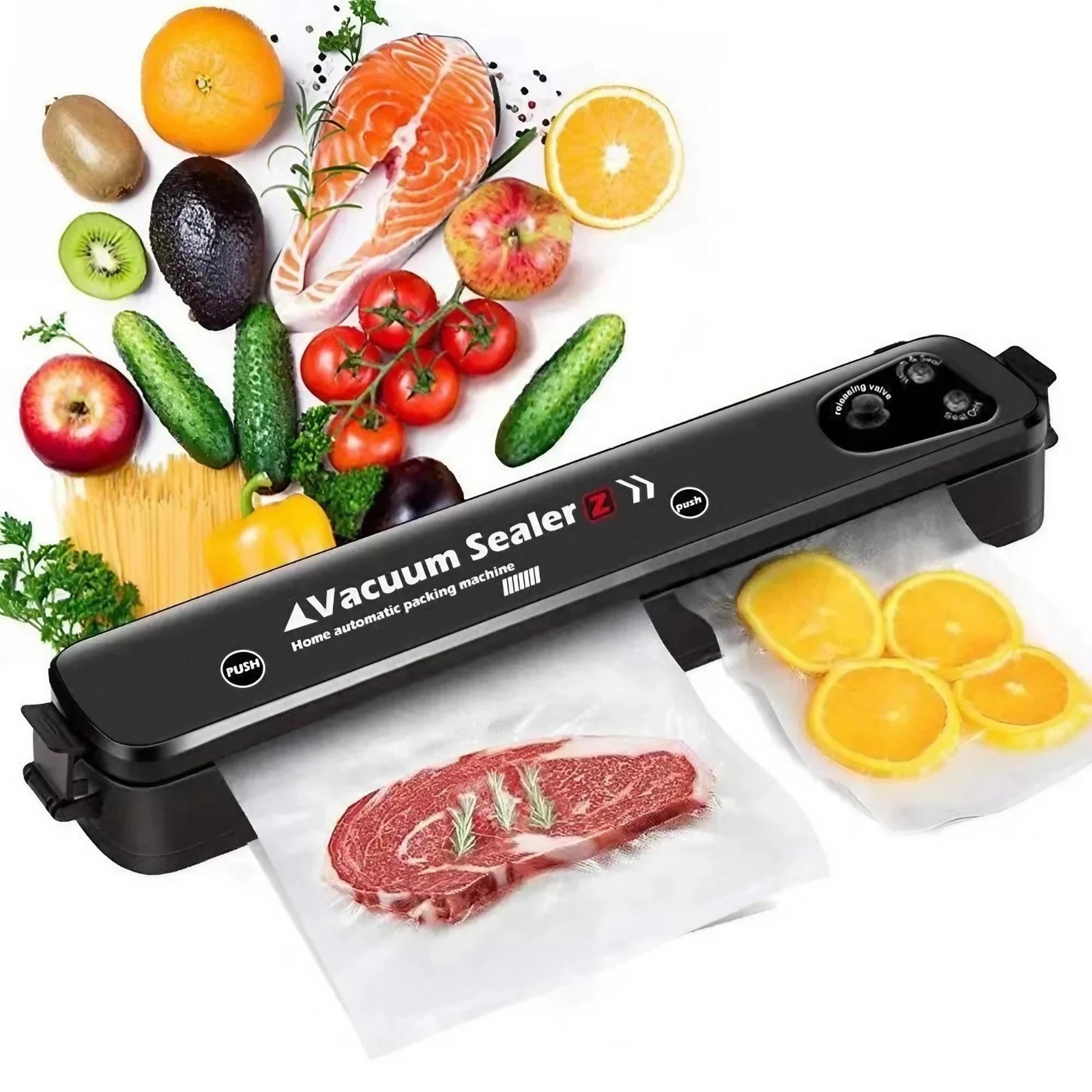 Meal Prep Vacuum Seal Containers - Otomatik Vakumlu Ambalaj Makinesi, Taşınabilir Gıda