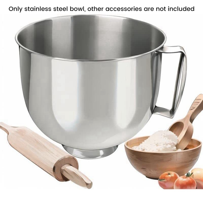 Kitchenaid Mixer Artisan 5Qt - A65T 3X Paslanmaz Çelik Karıştırma Kabı,