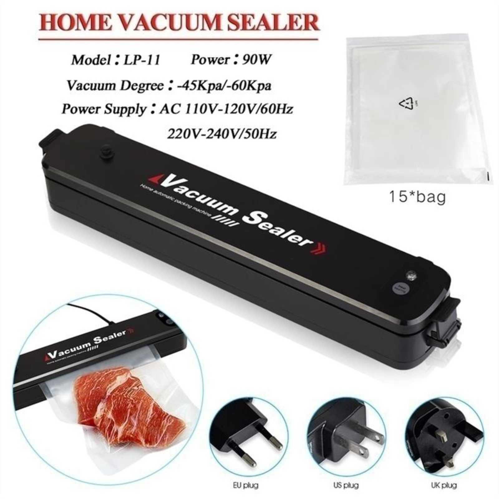 Otomatik Vakumlu Ambalaj Makin - Meal Prep Vacuum Seal Containers incelemesi ve fiyatı