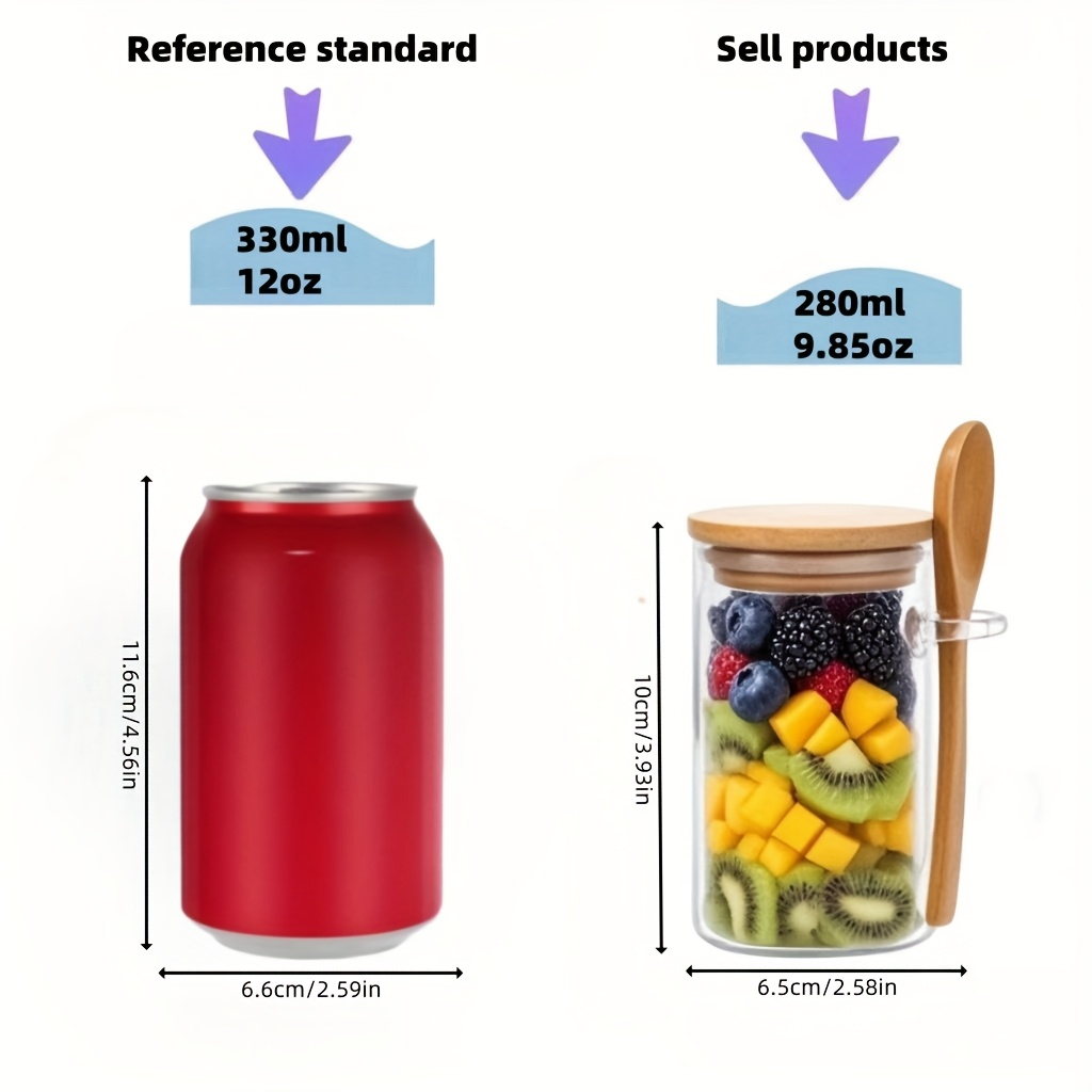 4/8/12 Adet, Kapaklı Yulaf Ezm - Meal Prep Glass Containers With Lids incelemesi ve fiyatı