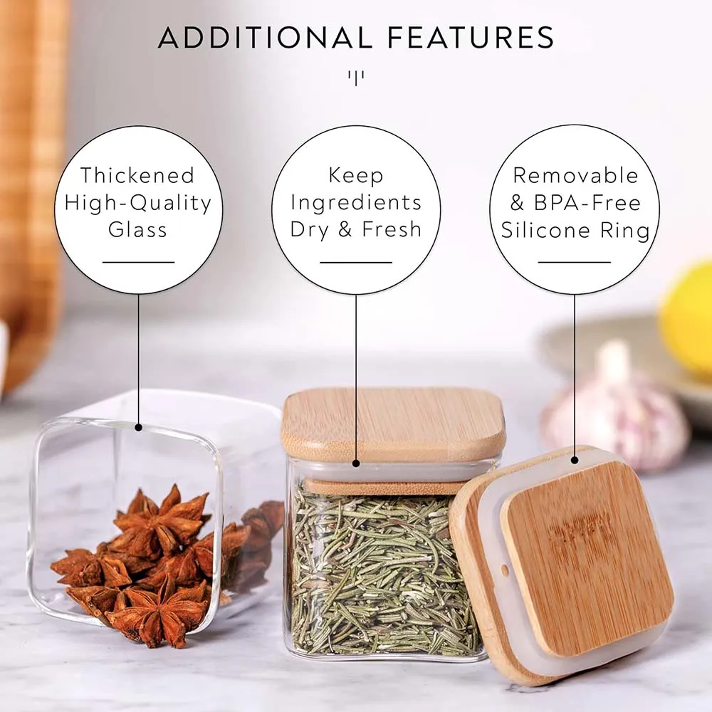 Bambu Kapaklı/Etiket Etiketli  - Meal Prep Glass Containers With Lids incelemesi ve fiyatı