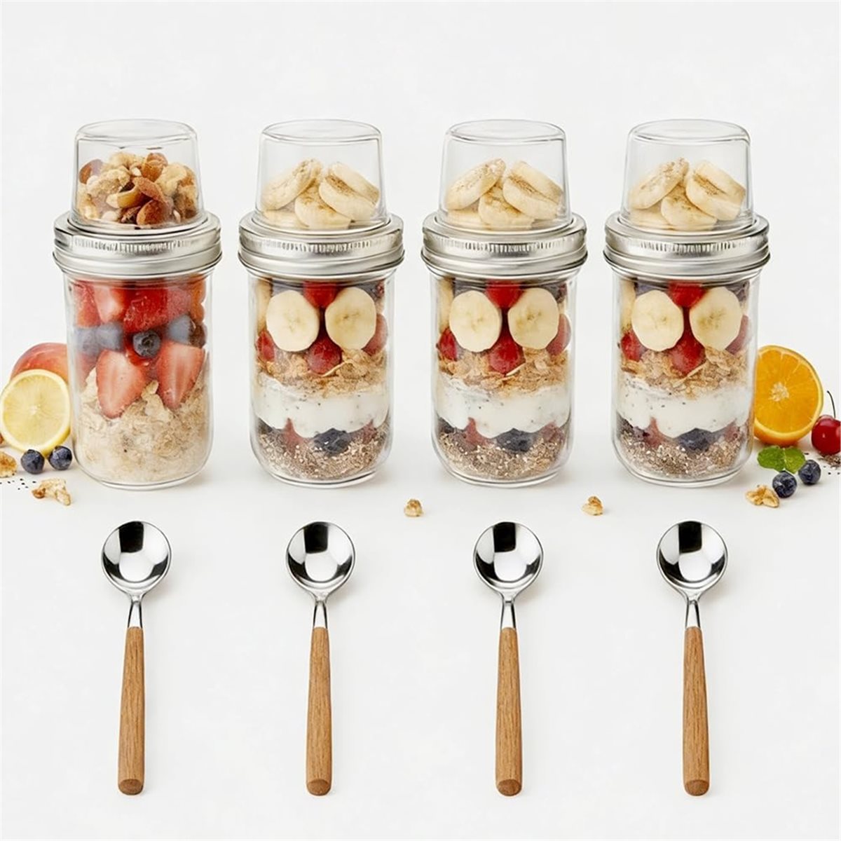 BAAE Gecelik Yulaf Ezmesi Kapl - Meal Prep Glass Containers With Lids incelemesi ve fiyatı
