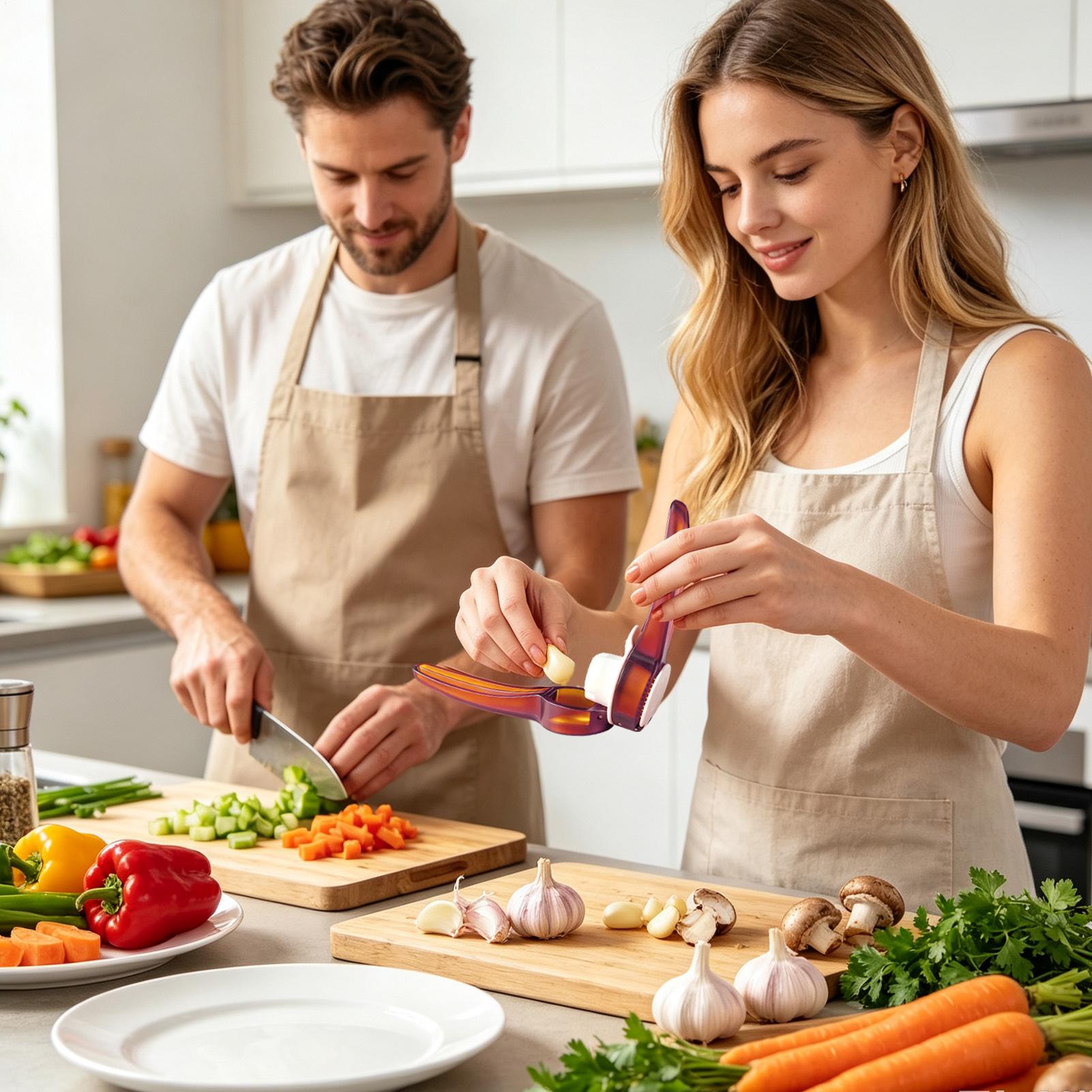 Paslanmaz Çelik Sarımsak Ezici - Meal Prep Restaurant incelemesi ve fiyatı