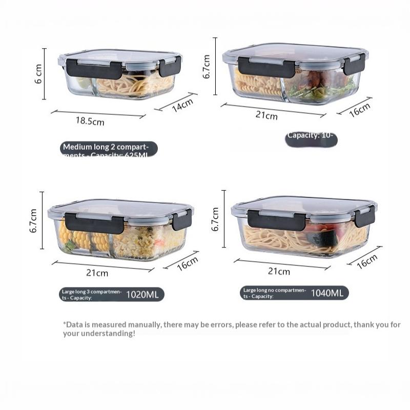 Hava Geçirmez, Sızdırmaz, Kapa - Meal Prep Glass Containers With Lids incelemesi ve fiyatı