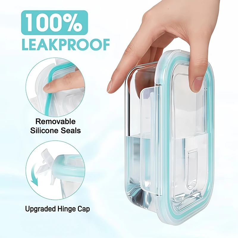 Borosilikat Cam Öğle Yemeği Ku - Meal Prep Glass Containers With Lids incelemesi ve fiyatı