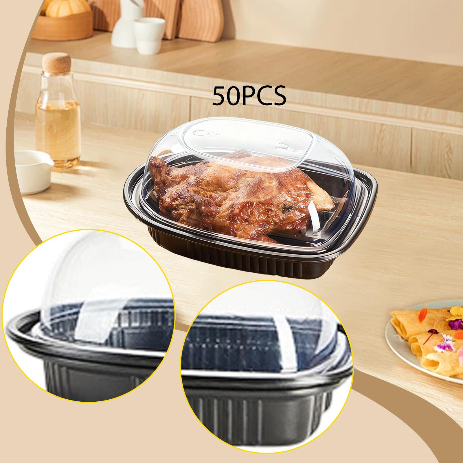 50x Döner Tavuk Pişirme Kaplar - Meal Prep With Rotisserie Chicken incelemesi ve fiyatı