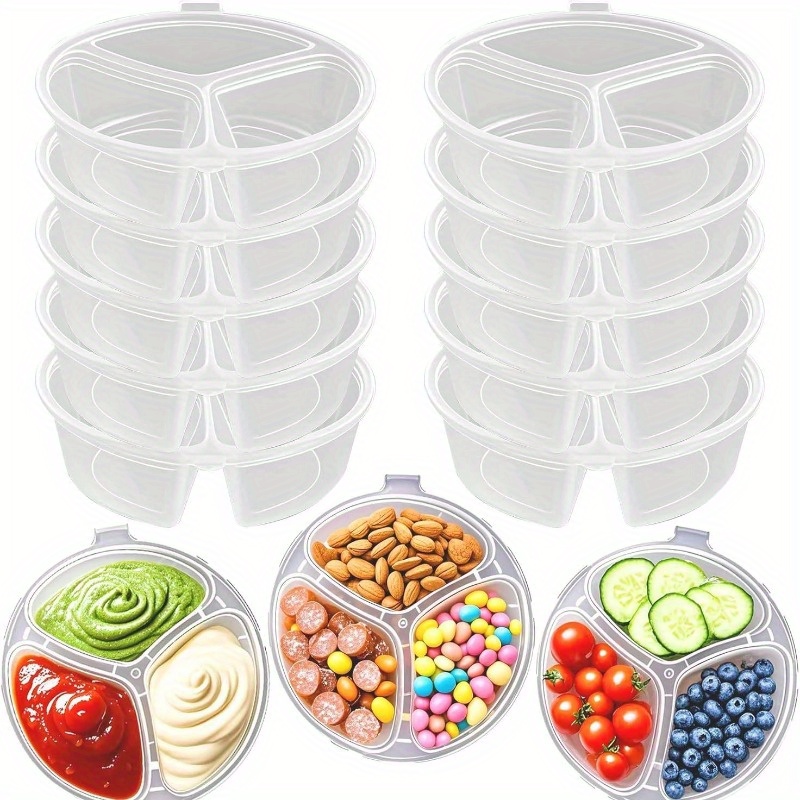 Kapaklı Yuvarlak 3 Bölmeli Tek - Meal Prep Restaurant incelemesi ve fiyatı